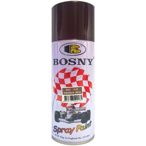 Краска аэрозольная Bosny 300 мл. Primer Red № 168