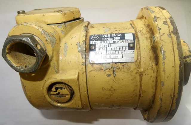 Тахогенератор 1621.8/1 Veb Elmo HARTHA DDR 9 Вт 300В 3000 об/мин 