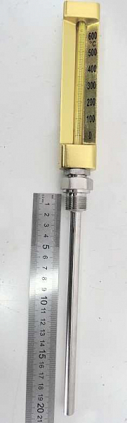 Термометр газовый 0-600 (L-200) G1/2
