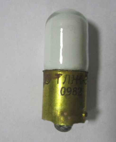 Лампа ТЛЖ 3-2 220B B15s/18