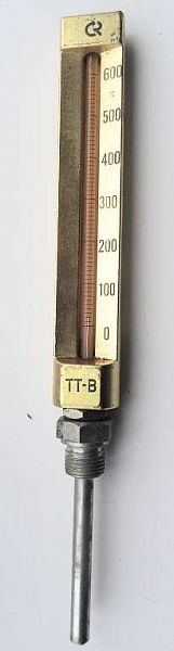 Термометр газовый 0-600 (L-100) М27*2 для А2У